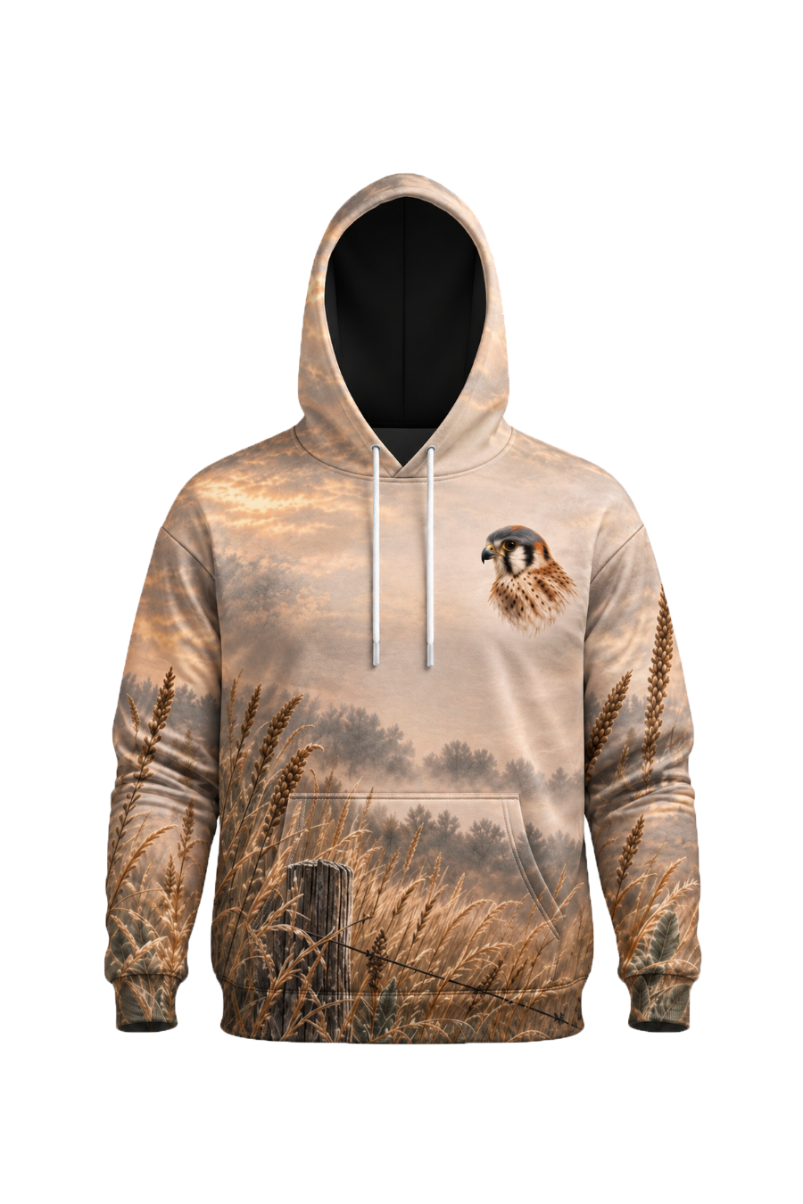 Performance Fleece-Lined Hoodie - Golden Meadow Kestrel Guard image 6