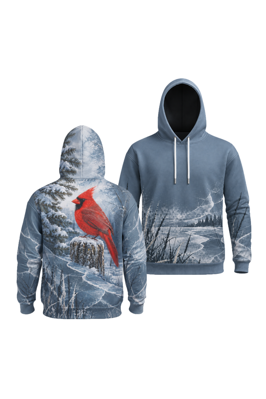 Performance Fleece-Lined Hoodie - Crimson Cardinal Frost Haven image 1