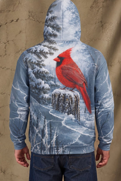 Performance Fleece-Lined Hoodie - Crimson Cardinal Frost Haven image 2