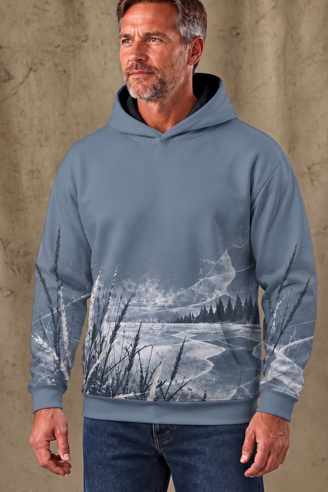 Performance Fleece-Lined Hoodie - Crimson Cardinal Frost Haven image 3