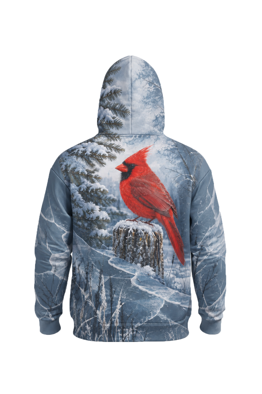 Performance Fleece-Lined Hoodie - Crimson Cardinal Frost Haven image 5