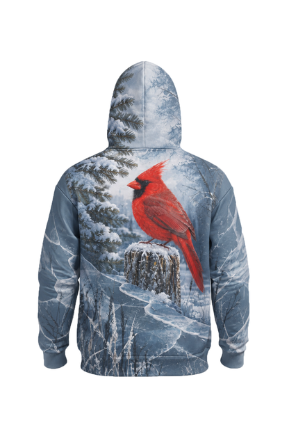 Performance Fleece-Lined Hoodie - Crimson Cardinal Frost Haven image 5
