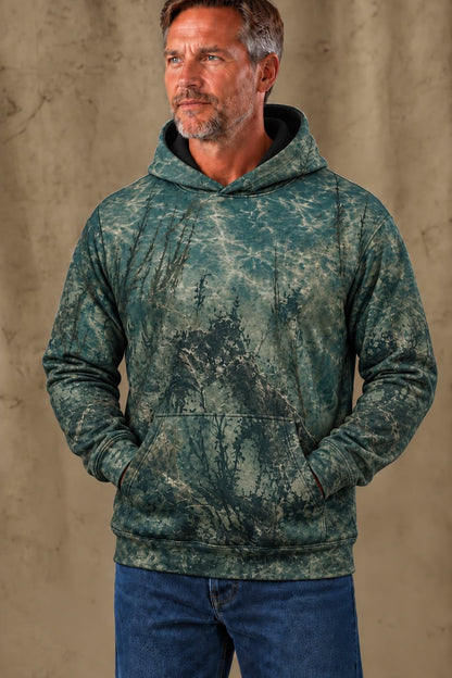 Performance Fleece-Lined Hoodie - Shallow Reed Northern Pike Strike image 3