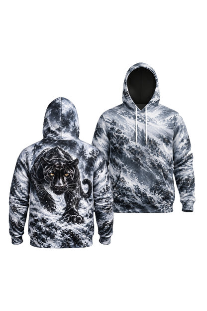Performance Fleece-Lined Hoodie - Frozen Ridge Panther Stalker image 1