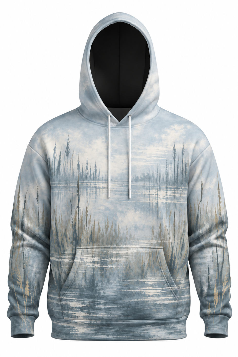 Performance Fleece-Lined Hoodie - Stillwater Blue Heron Watch image 6