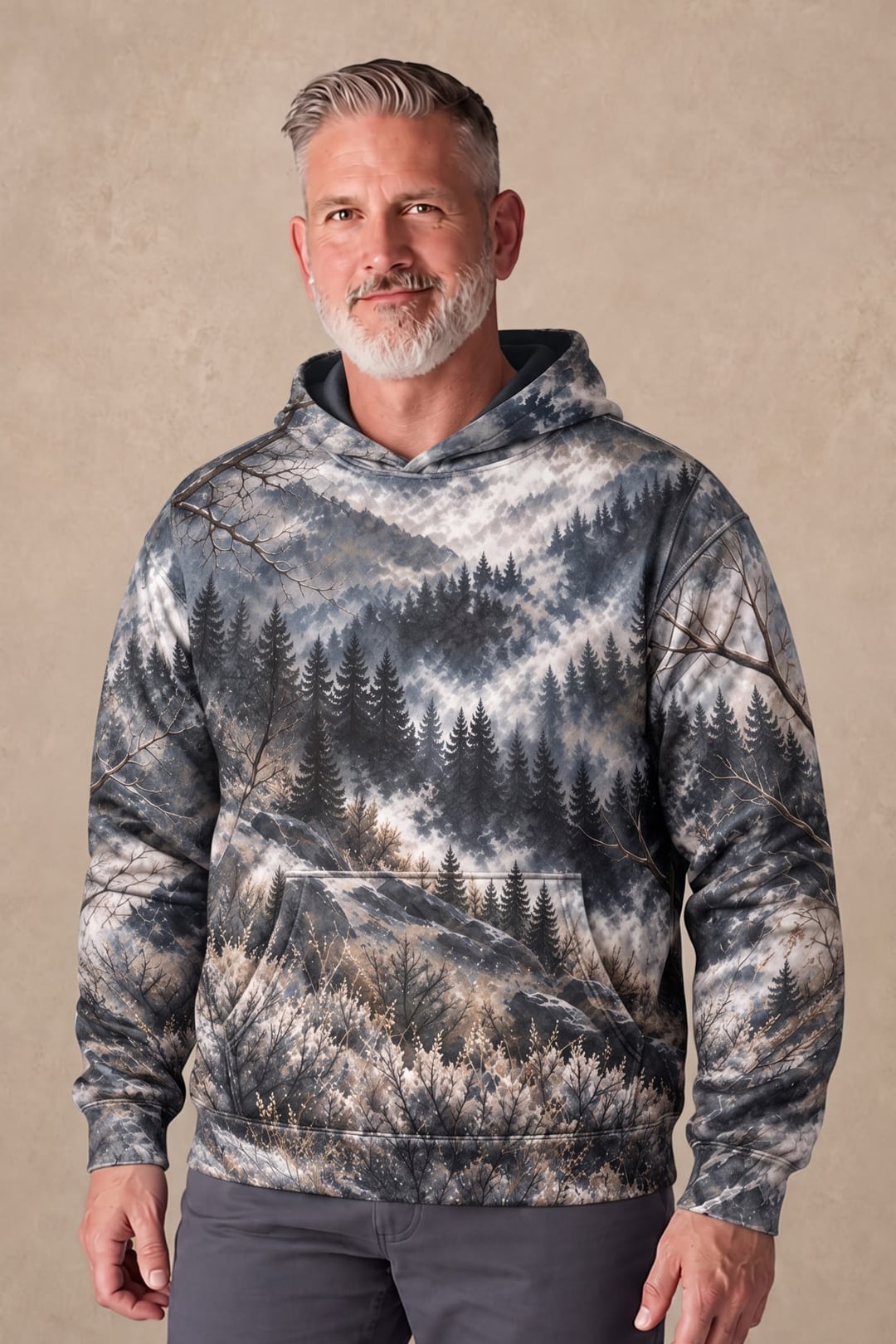 Performance Fleece-Lined Hoodie - Misty Mountain Elk Pair image 3