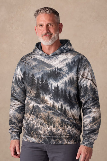Performance Fleece-Lined Hoodie - Misty Mountain Elk Pair image 3