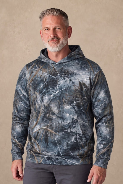 Performance Fleece-Lined Hoodie – Frozen Marsh GSP Pointer image 3