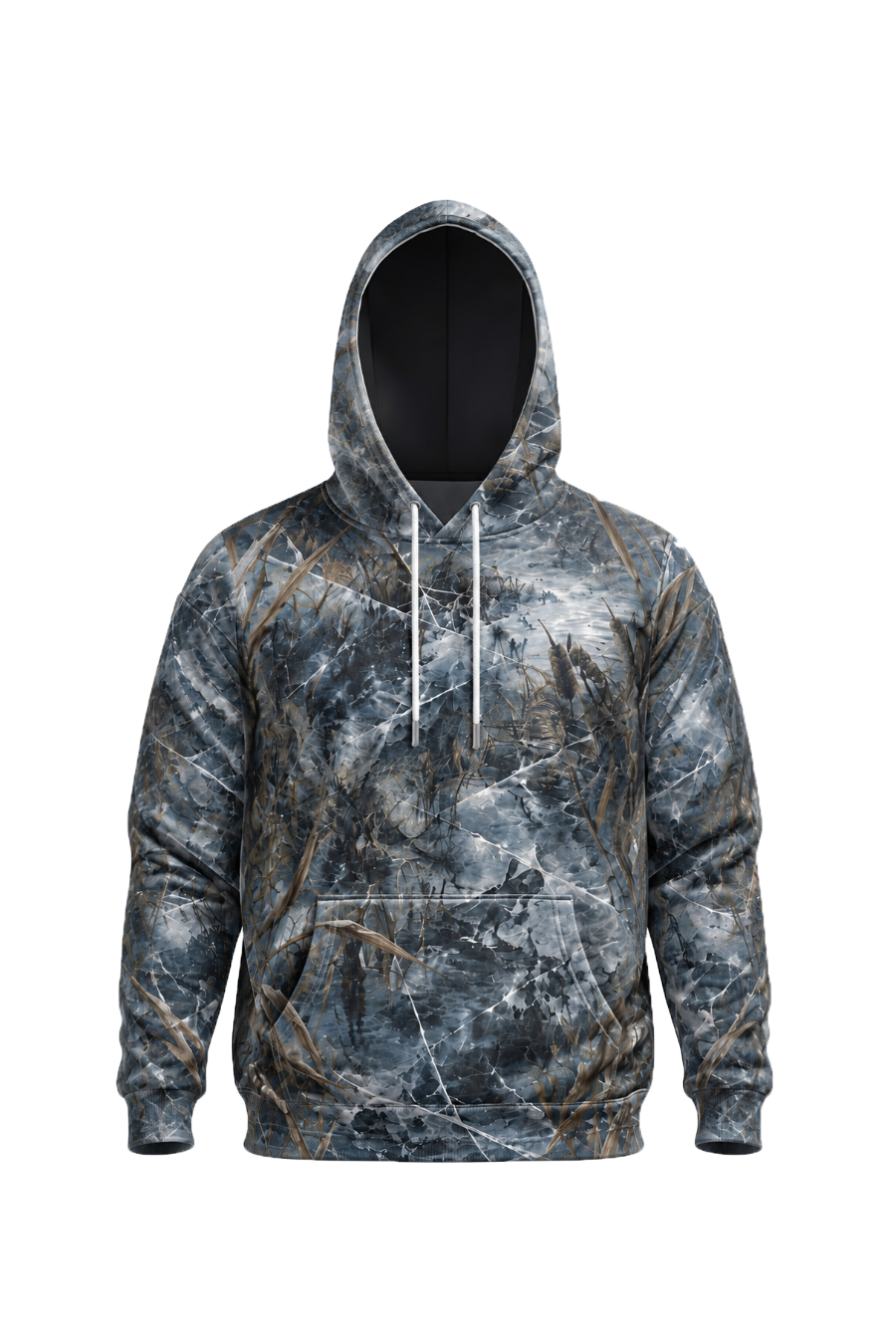 Performance Fleece-Lined Hoodie – Frozen Marsh GSP Pointer image 6