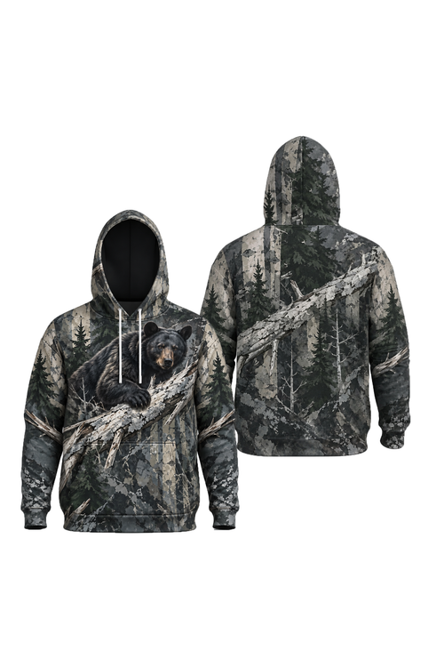 Performance Fleece-Lined Hoodie – Sunrise Marsh Mallard Pair image 1