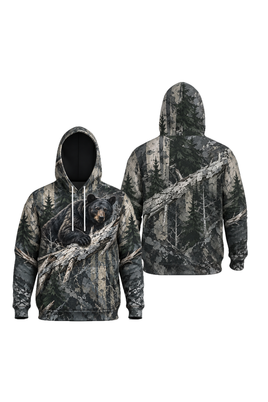 Performance Fleece-Lined Hoodie – Sunrise Marsh Mallard Pair image 1