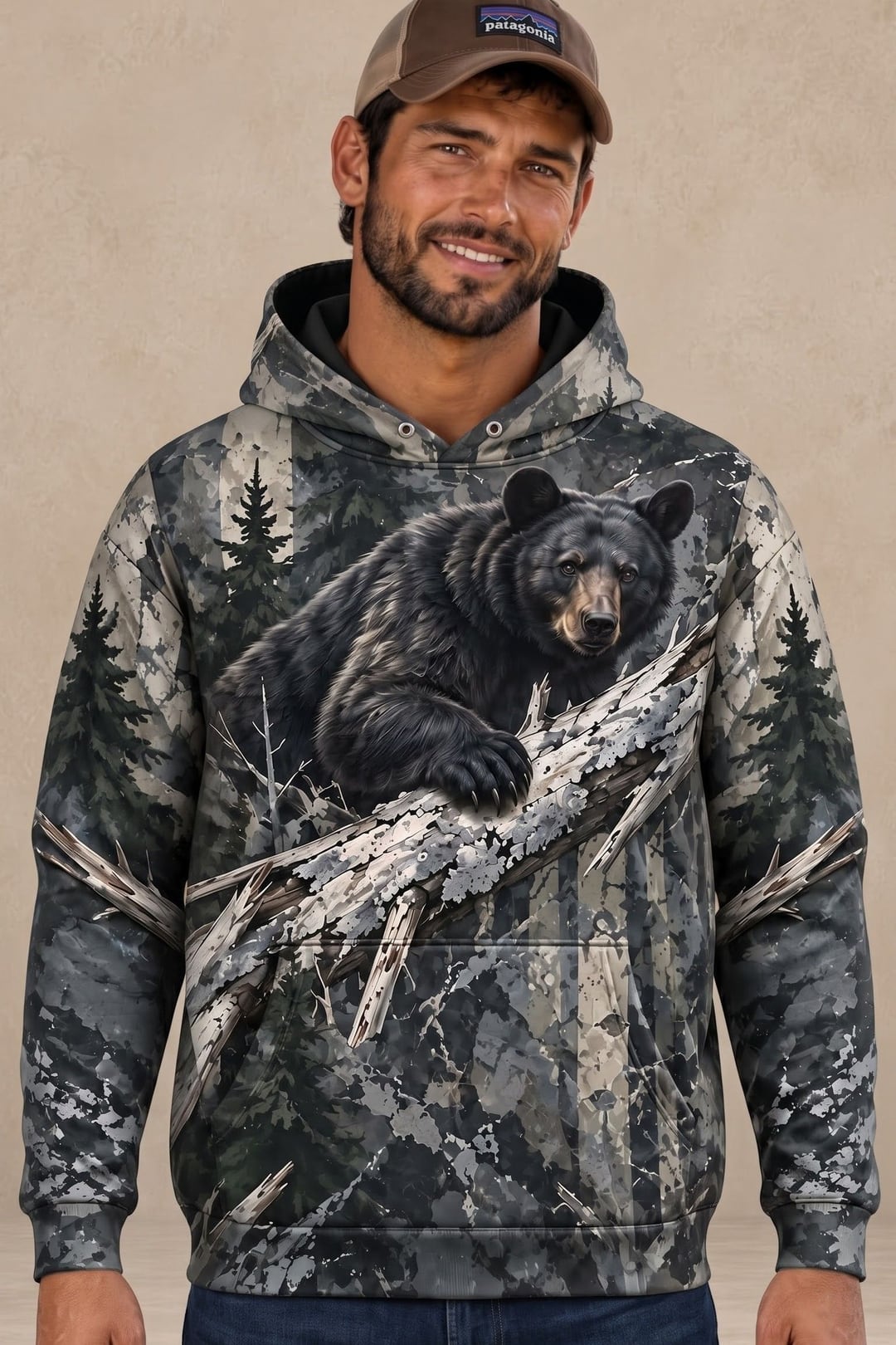 Performance Fleece-Lined Hoodie – Sunrise Marsh Mallard Pair image 2