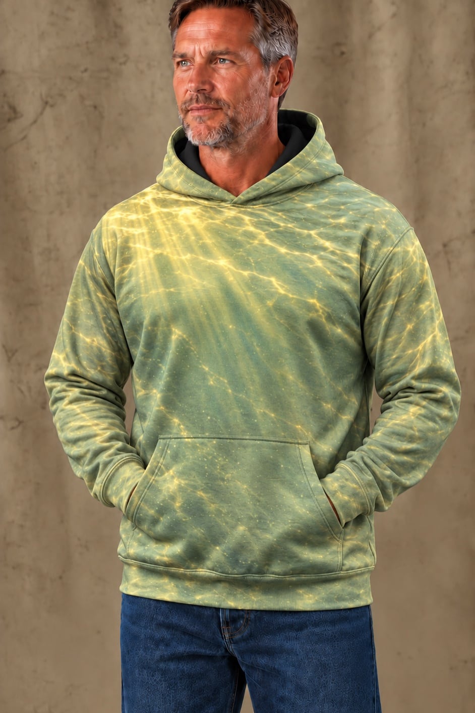 Performance Fleece-Lined Hoodie - Golden Ray Bluegill School image 3