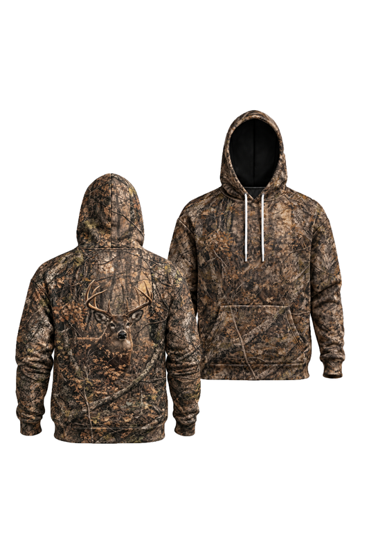 Performance Fleece-Lined Hoodie - _Timberline Whitetail_ image 1