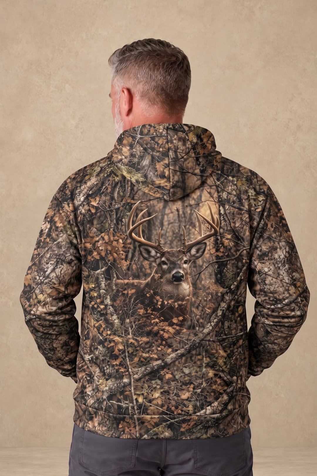 Performance Fleece-Lined Hoodie - _Timberline Whitetail_ image 2