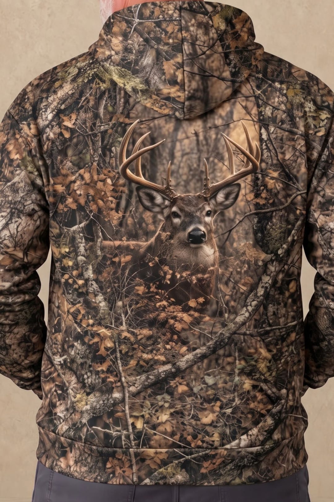 Performance Fleece-Lined Hoodie - _Timberline Whitetail_ image 4