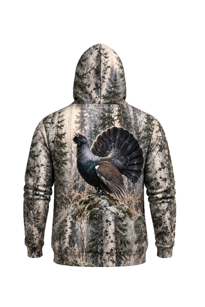 Performance Fleece-Lined Hoodie – Birch Forest Capercaillie image 5