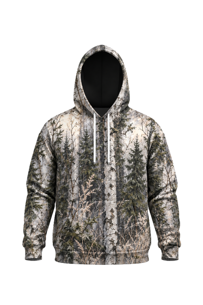 Performance Fleece-Lined Hoodie – Birch Forest Capercaillie image 6