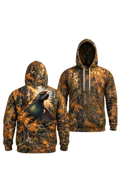 Performance Fleece-Lined Hoodie – Golden Larch Capercaillie image 1