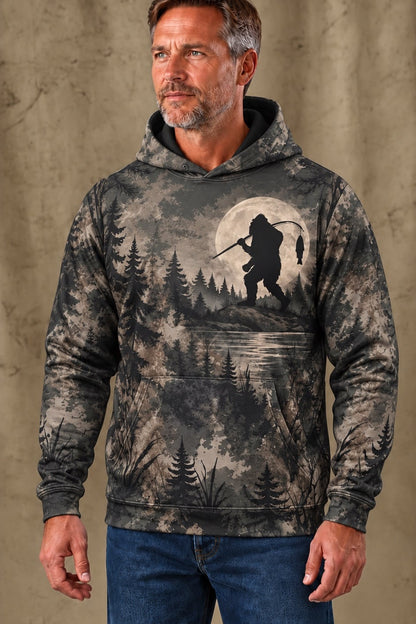 Performance Fleece-Lined Hoodie - Moonlight Bigfoot Angler image 3