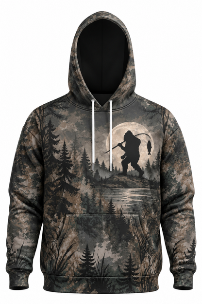 Performance Fleece-Lined Hoodie - Moonlight Bigfoot Angler image 6