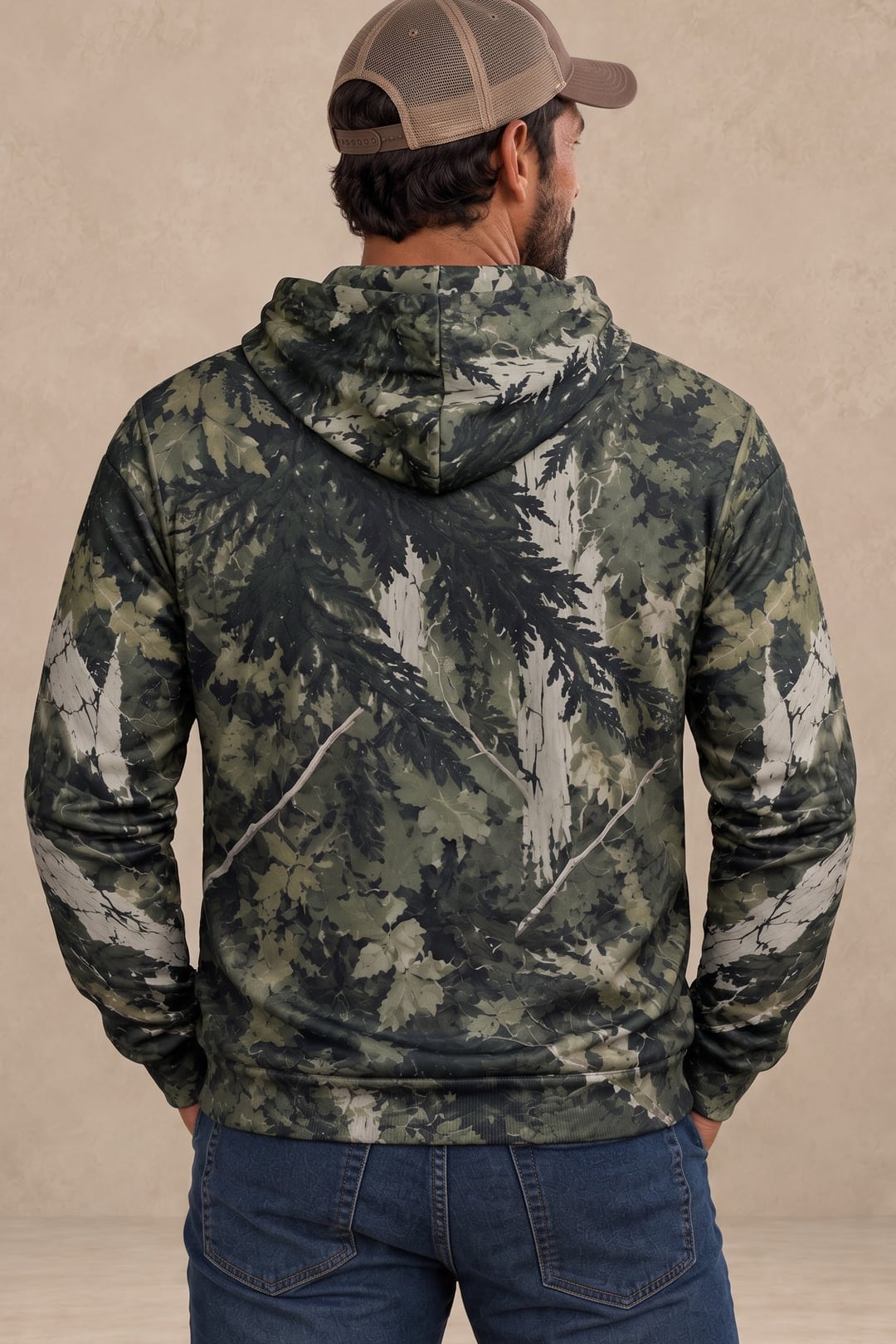 Performance Fleece-Lined Hoodie - Deep Forest Black Bear image 3