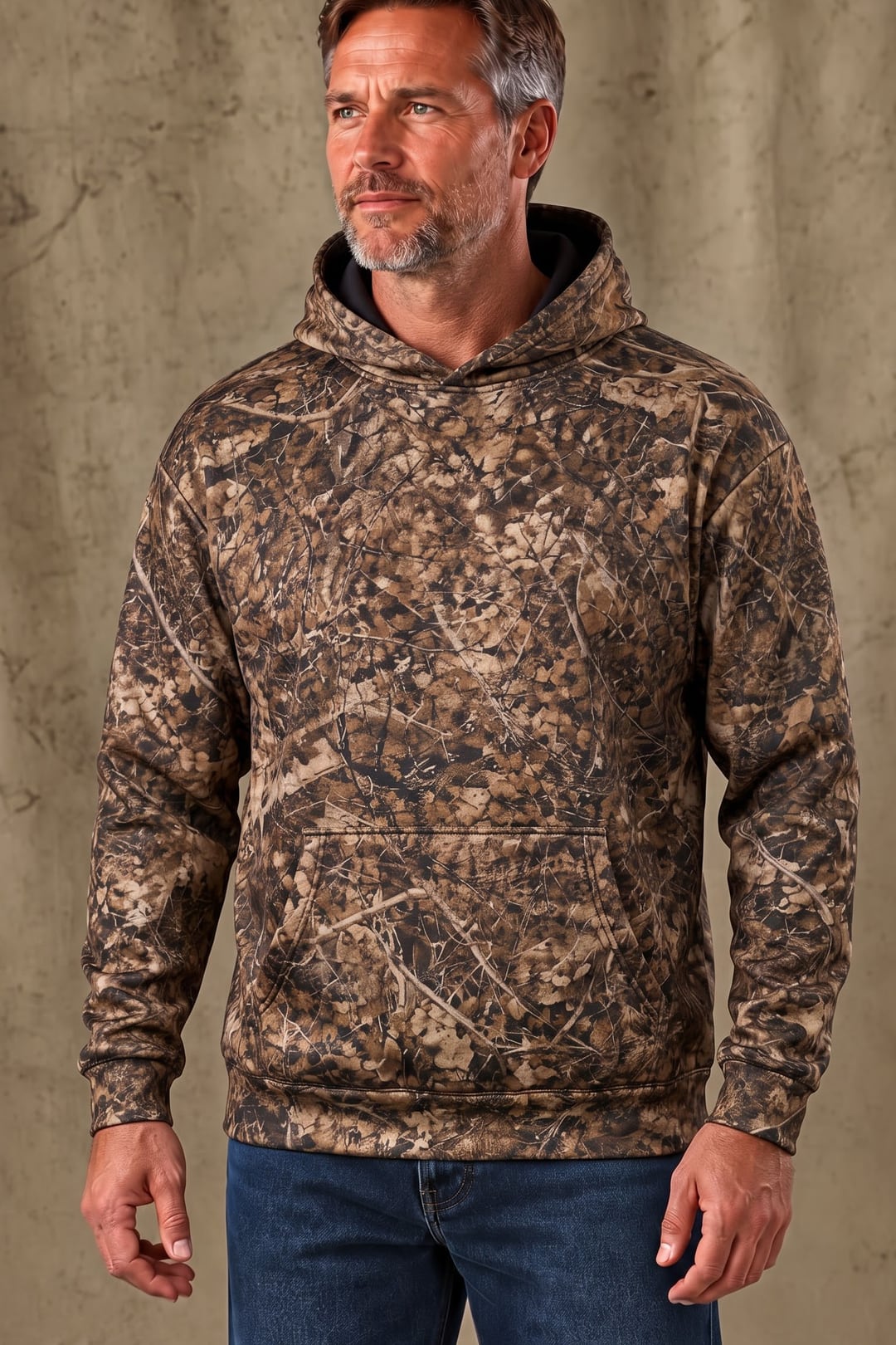 Performance Fleece-Lined Hoodie _– Timber Phantom Buck_ image 3