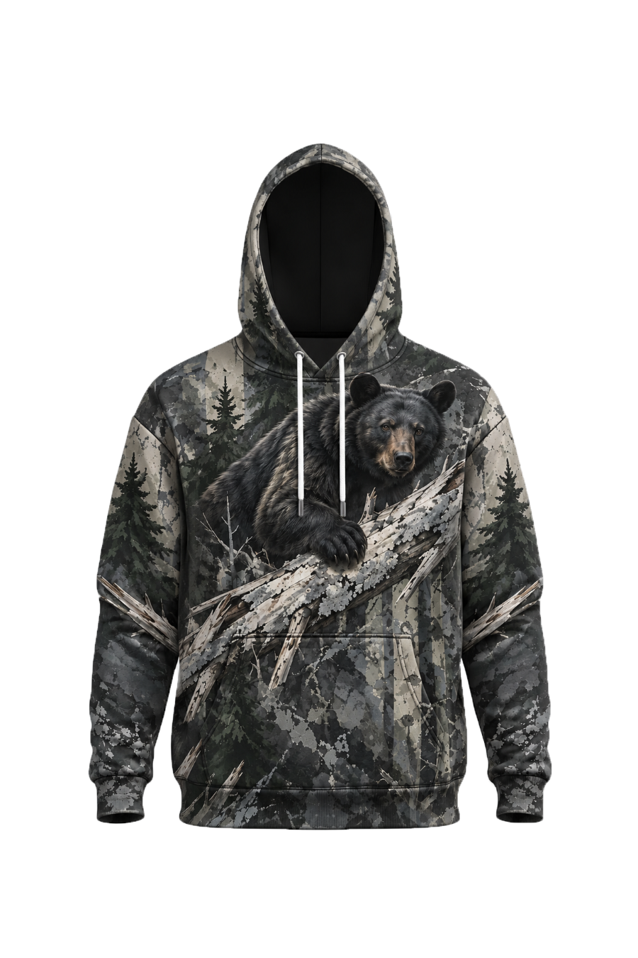 Performance Fleece-Lined Hoodie - Timber Ridge Black Bear image 5