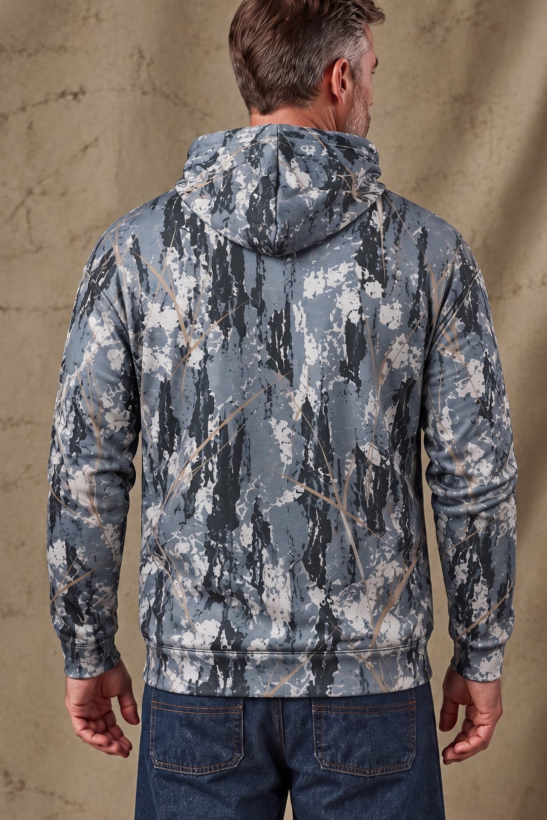 Performance Fleece-Lined Hoodie - Winter Timber Coyote Stalker image 3
