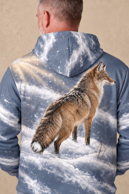 Performance Fleece-Lined Hoodie - Frost Peak Sentinel Coyote image 4