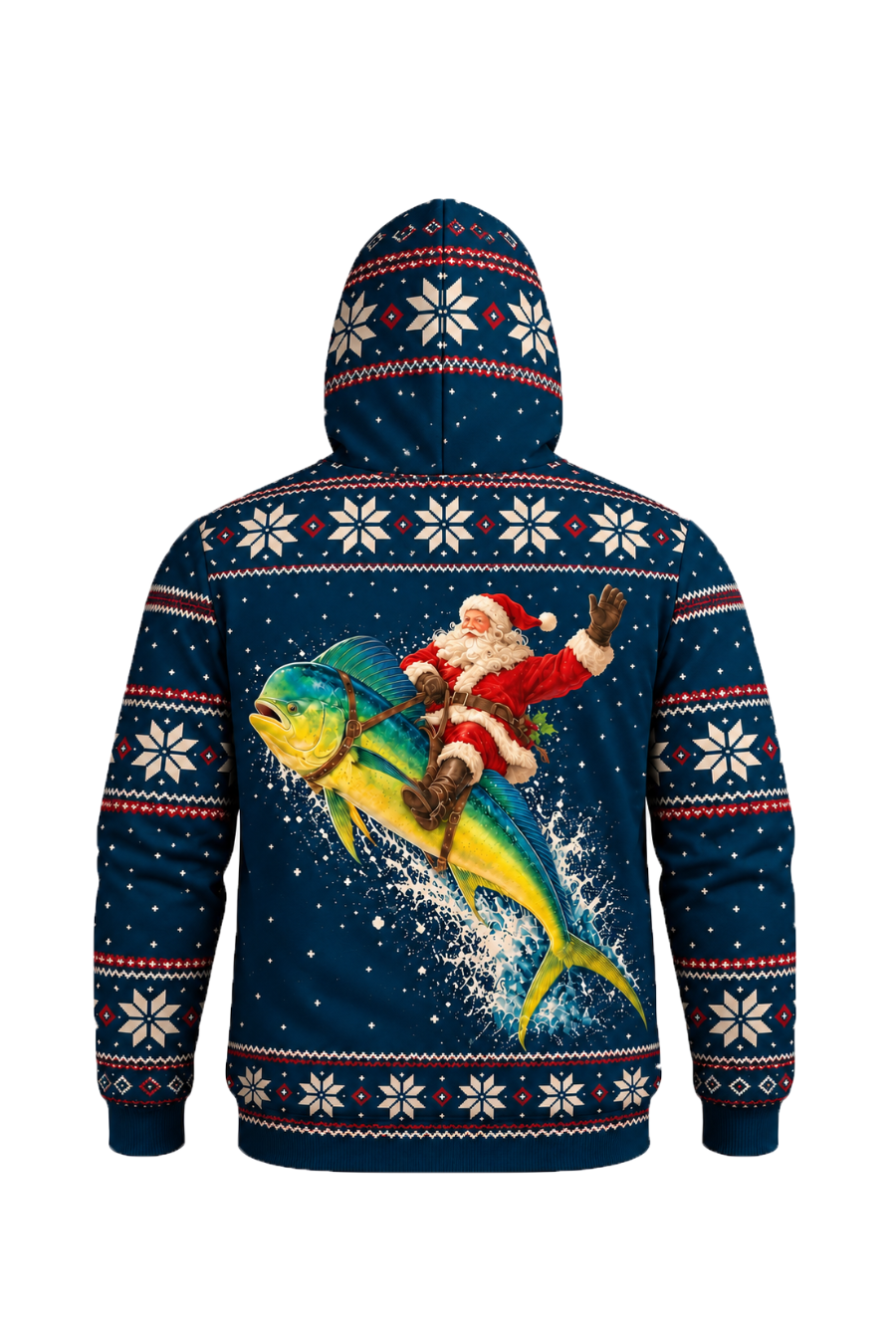 Performance Fleece-Lined Hoodie - Santa Mahi Mahi Express image 5