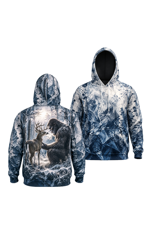 Performance Fleece-Lined Hoodie - Bigfoot Winter Buck Frost image 1