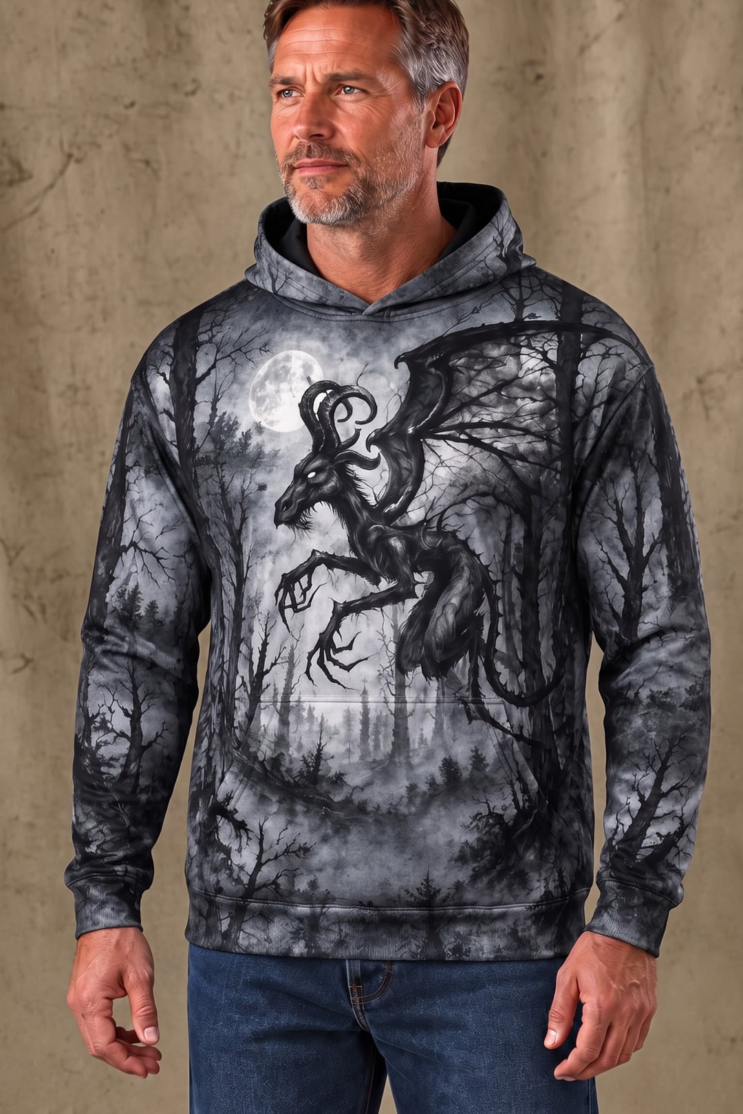 Performance Fleece-Lined Hoodie - Jersey Devil Mist Prowler image 2