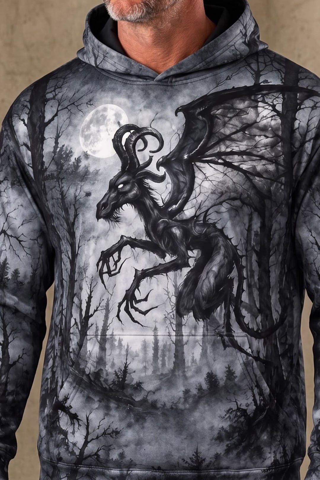 Performance Fleece-Lined Hoodie - Jersey Devil Mist Prowler image 4
