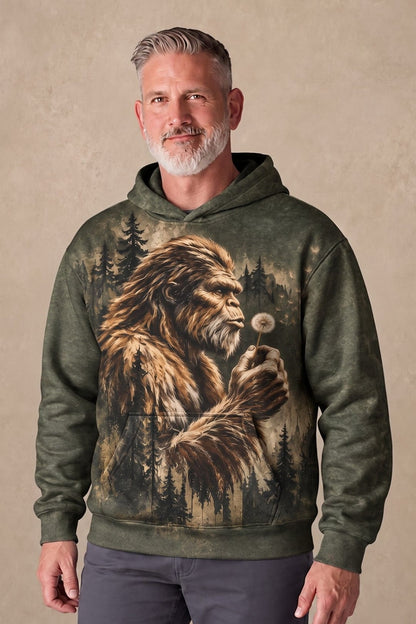 Performance Fleece-Lined Hoodie - Bigfoot Dandelion Pine Ridge image 2