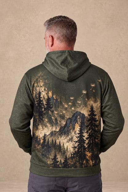 Performance Fleece-Lined Hoodie - Bigfoot Dandelion Pine Ridge image 3
