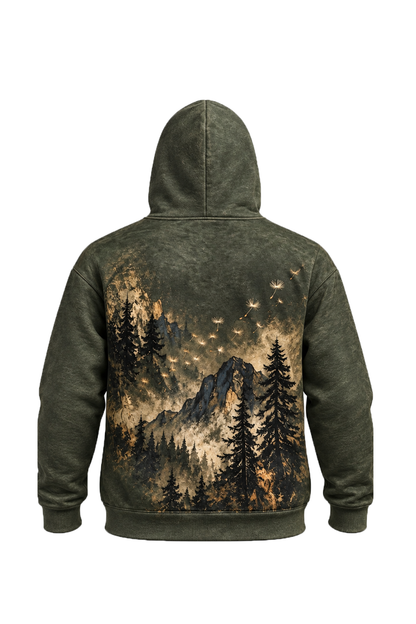 Performance Fleece-Lined Hoodie - Bigfoot Dandelion Pine Ridge image 6