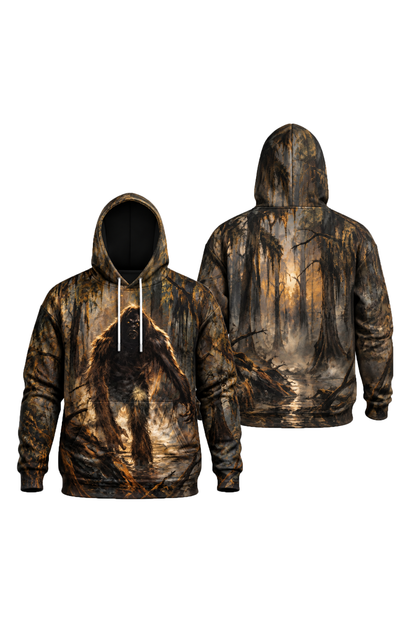 Performance Fleece-Lined Hoodie - Skunk Ape Cypress Swamp Stalker image 1