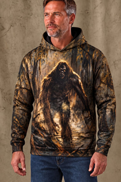 Performance Fleece-Lined Hoodie - Skunk Ape Cypress Swamp Stalker image 2