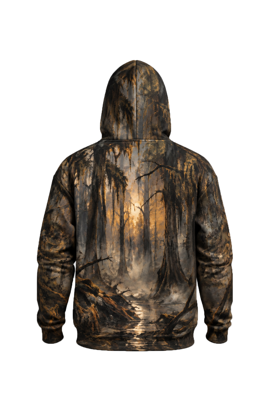 Performance Fleece-Lined Hoodie - Skunk Ape Cypress Swamp Stalker image 6