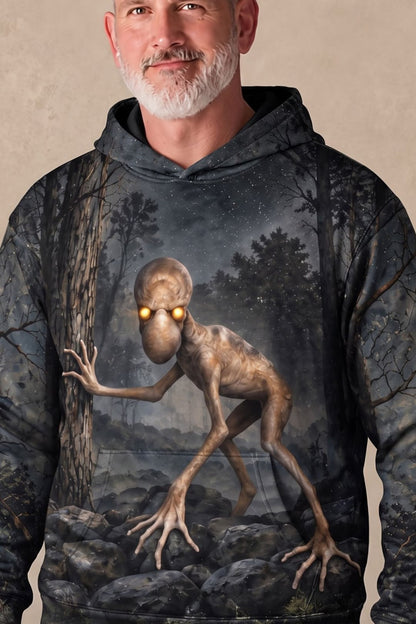 Performance Fleece-Lined Hoodie - Dover Demon Stone Wall Prowler image 4