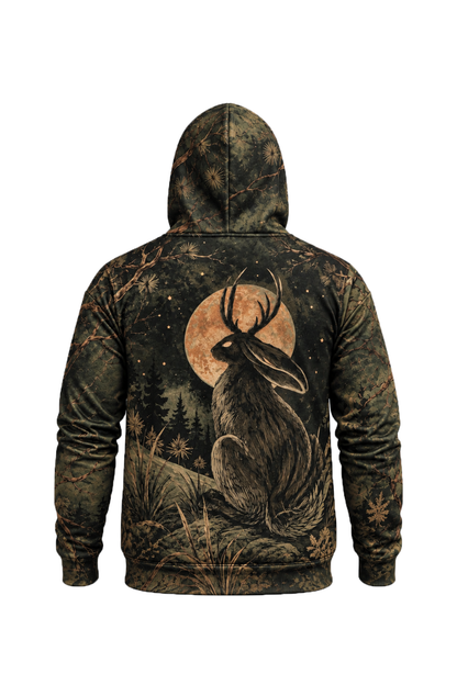 Performance Fleece-Lined Hoodie - Jackalope Pine Ridge Moonlight image 5