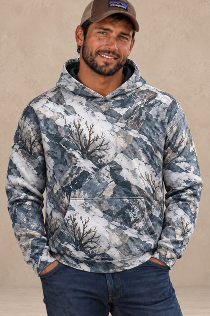 Performance Fleece-Lined Hoodie - Mule Deer Alpine Frost Ascent image 3