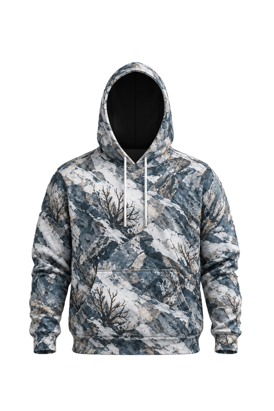 Performance Fleece-Lined Hoodie - Mule Deer Alpine Frost Ascent image 6