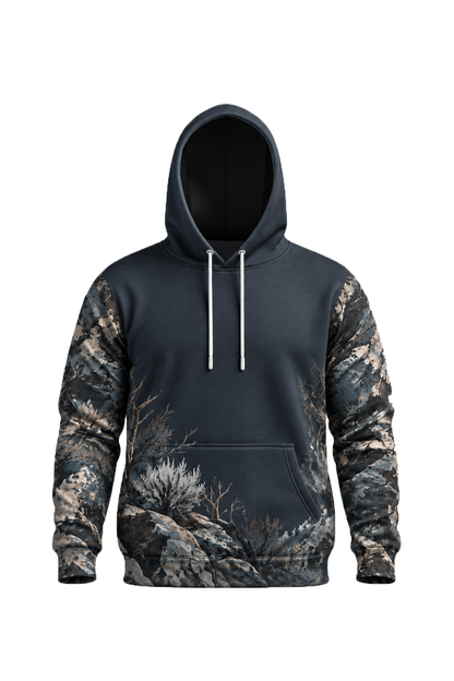 Performance Fleece-Lined Hoodie - Mule Deer Cold Slate Canyon image 6