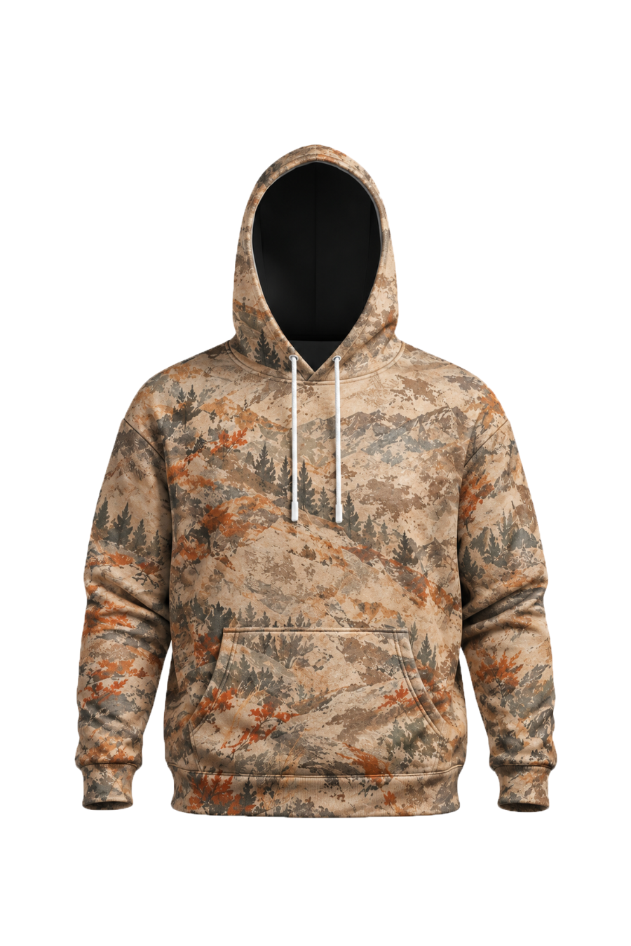 Performance Fleece-Lined Hoodie - Mule Deer Golden Ridge Bound image 6