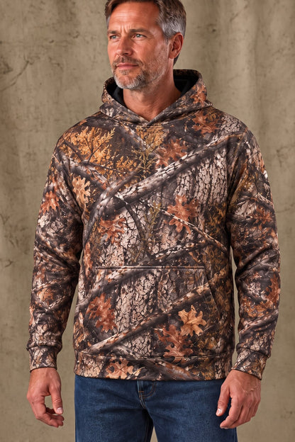 Performance Fleece-Lined Hoodie - Mule Deer Alpine Sunrise Monarch image 3