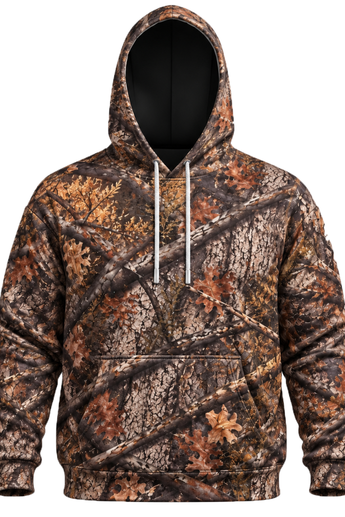 Performance Fleece-Lined Hoodie - Mule Deer Alpine Sunrise Monarch image 6