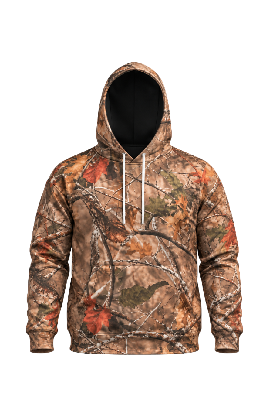 Performance Fleece-Lined Hoodie - Mule Deer Autumn Glow Stalker image 6