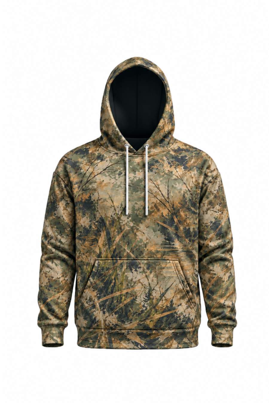 Performance Fleece-Lined Hoodie - Deer Sunset Marsh Splash image 6